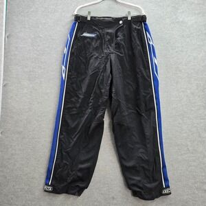 VINTAGE O'Neal Men‎ Activewear Pants 32 Black Colorblock Motocross Racing Nylon